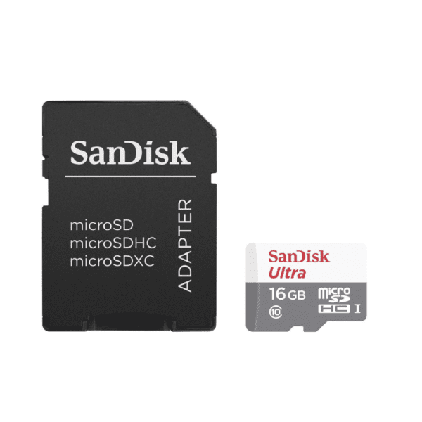 MICRO SD 16 GB CLASE 10 SANDISK ULTRA UHS-I