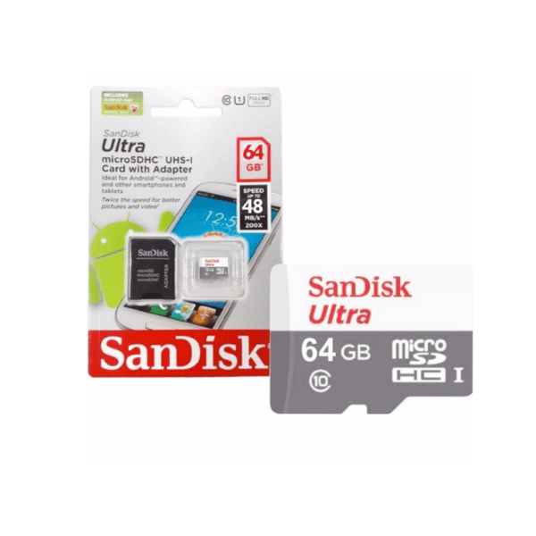 MICRO SD 64 GB CLASE 10 SANDISK