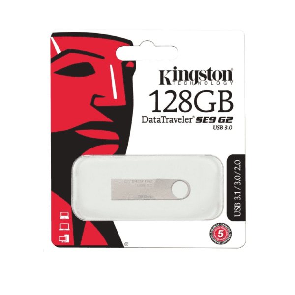 PENDRIVE 128 GB KINGSTON METALICO DTSE9